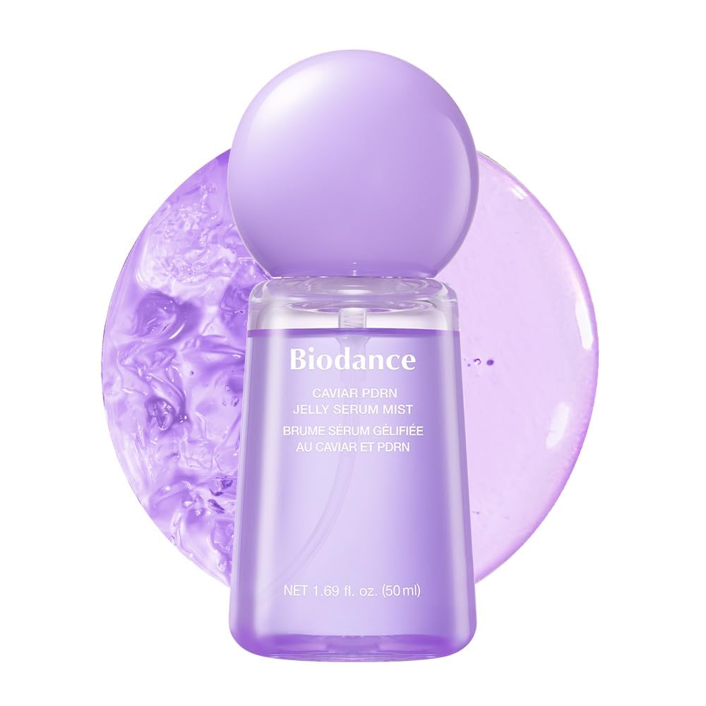 BIODANCE Spray facial hidratante de péptidos de colágeno, spray facial antienvejecimiento, hidrogel pulverizable, artículos esenciales de viaje y regalos de cuidado personal para mujeres, cuidado de la piel coreano | 1.69 onzas líquidas