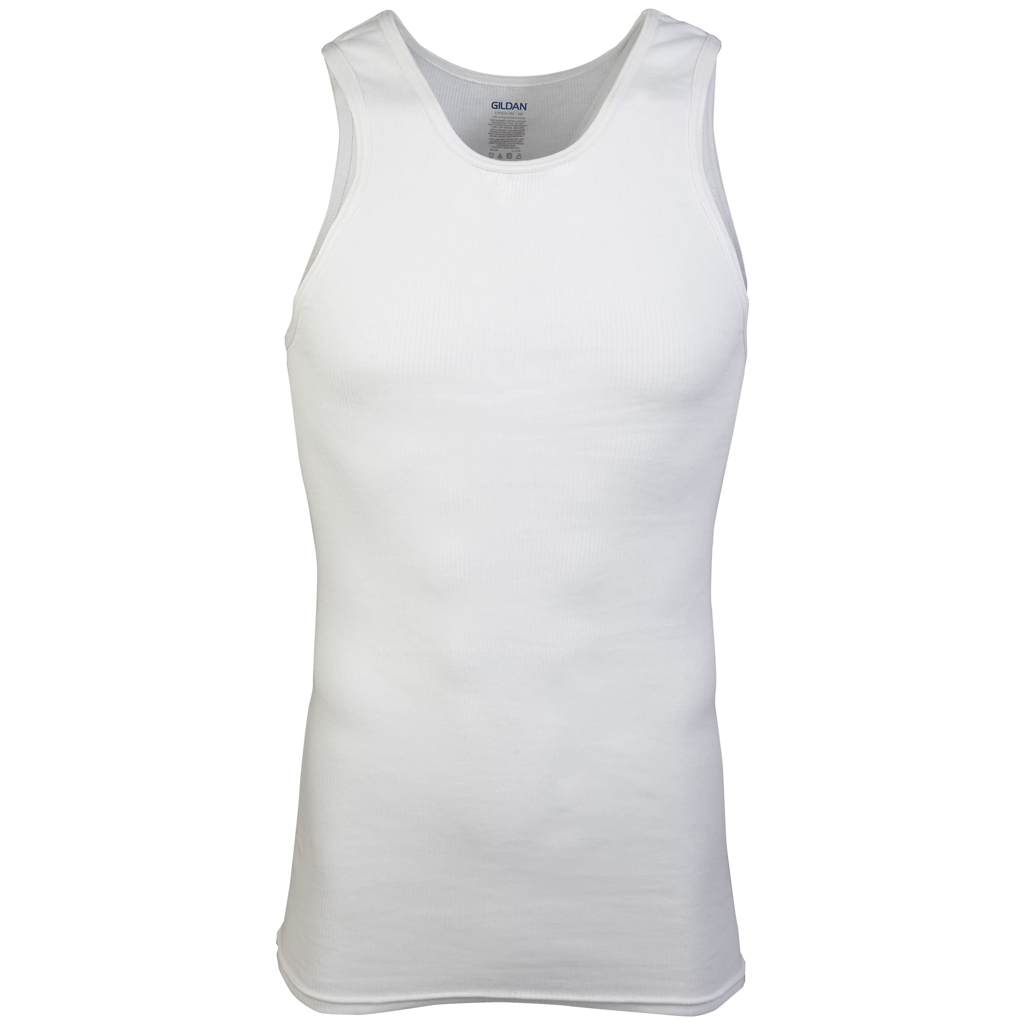 Gildan - Camisetas sin mangas para hombre, paquete múltiple