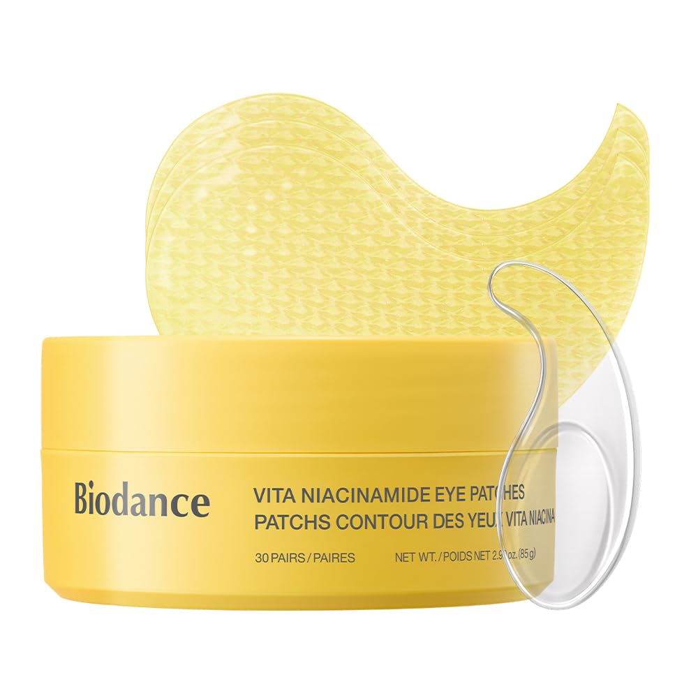 BIODANCE Parches de péptido de colágeno para los ojos, parches antiarrugas y líneas sonrientes para la cara, máscara debajo de los ojos para líneas finas y bolsas de ojos, artículos esenciales de viaje y regalos de cuidado personal para mujeres, cuidado d