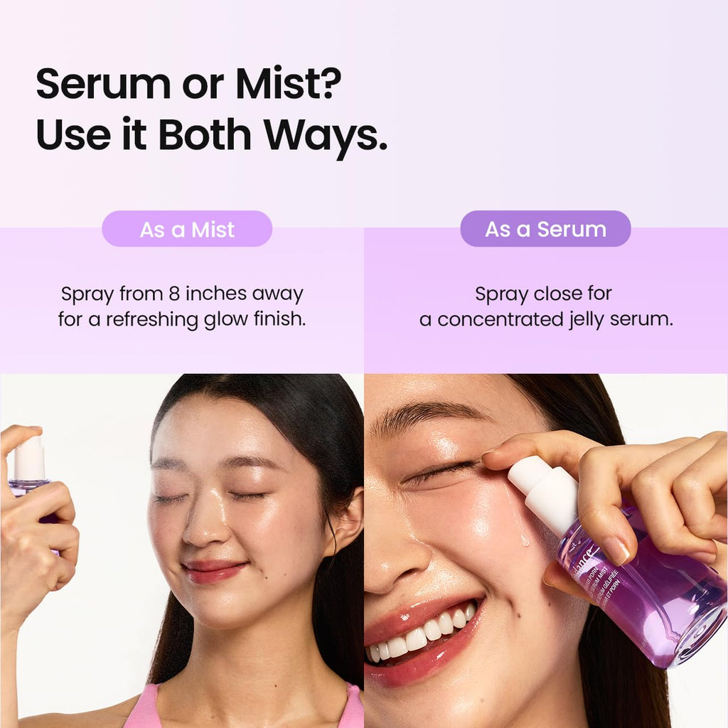 BIODANCE Spray facial hidratante de péptidos de colágeno, spray facial antienvejecimiento, hidrogel pulverizable, artículos esenciales de viaje y regalos de cuidado personal para mujeres, cuidado de la piel coreano | 1.69 onzas líquidas
