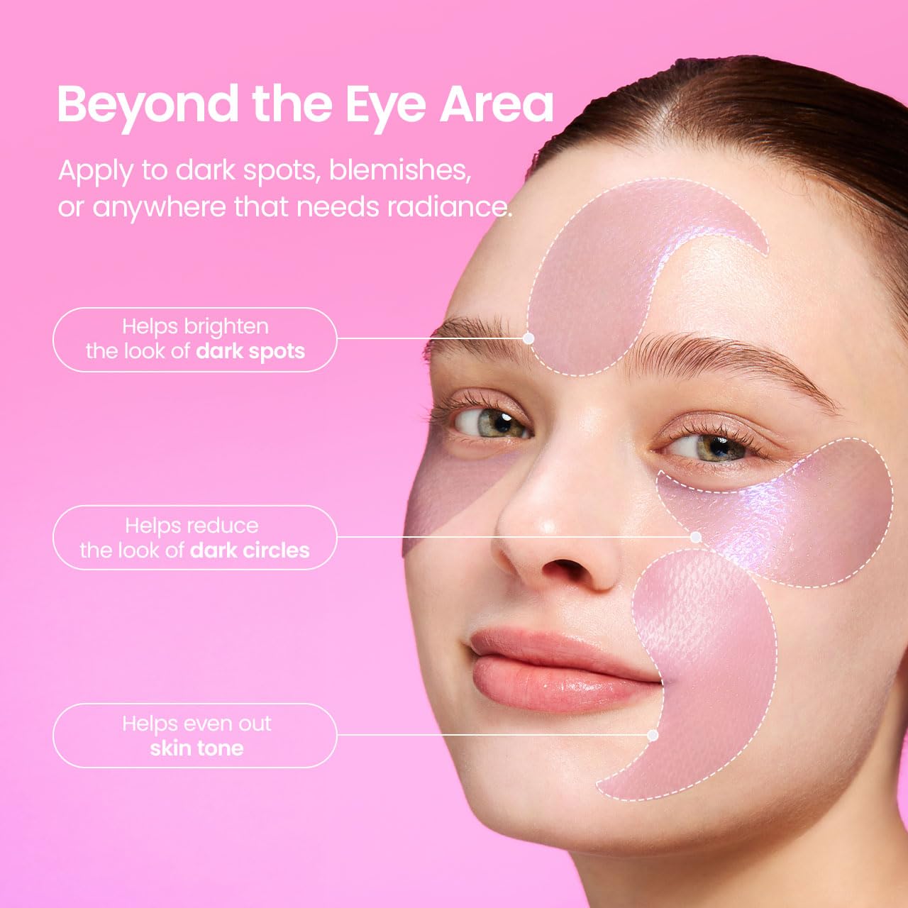 BIODANCE Parches de péptido de colágeno para los ojos, parches antiarrugas y líneas sonrientes para la cara, máscara debajo de los ojos para líneas finas y bolsas de ojos, artículos esenciales de viaje y regalos de cuidado personal para mujeres, cuidado d