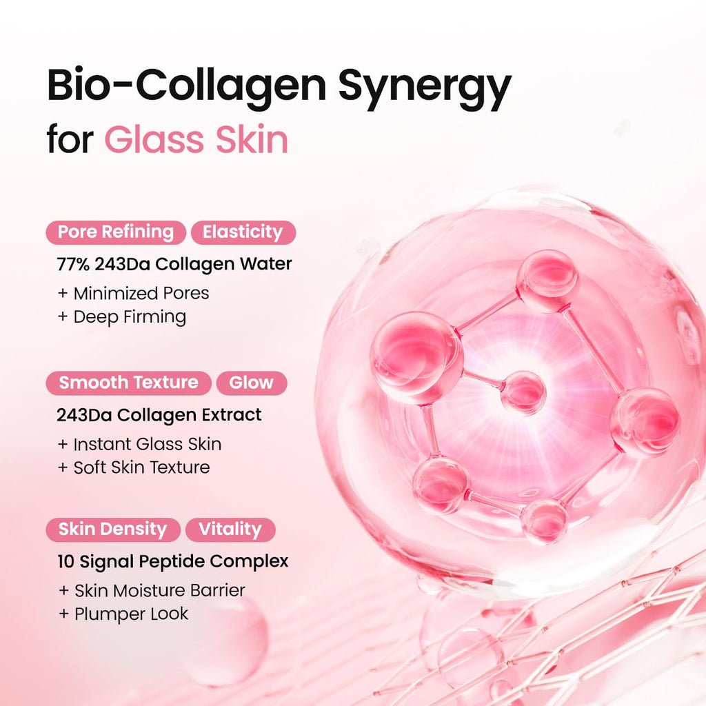 BIODANCE Spray facial hidratante de péptidos de colágeno, spray facial antienvejecimiento, hidrogel pulverizable, artículos esenciales de viaje y regalos de cuidado personal para mujeres, cuidado de la piel coreano | 1.69 onzas líquidas