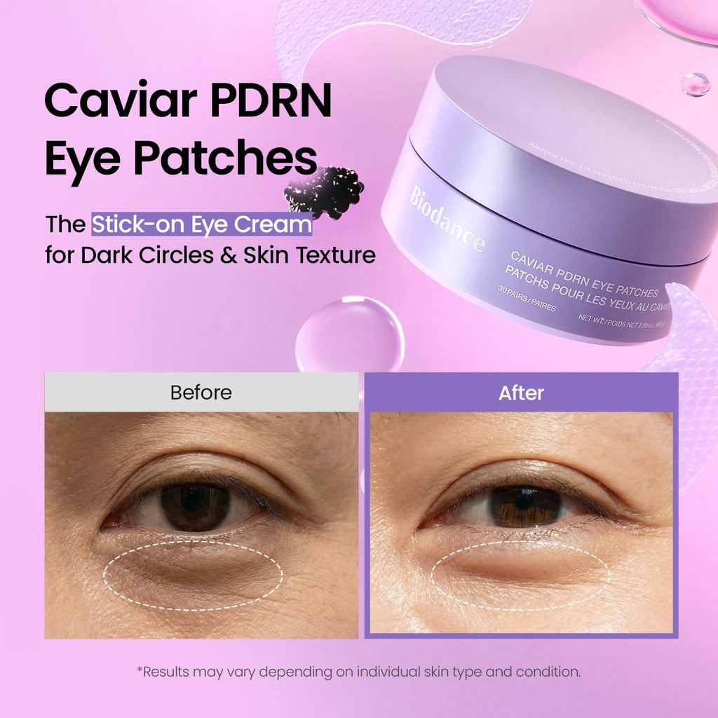BIODANCE Parches de péptido de colágeno para los ojos, parches antiarrugas y líneas sonrientes para la cara, máscara debajo de los ojos para líneas finas y bolsas de ojos, artículos esenciales de viaje y regalos de cuidado personal para mujeres, cuidado d