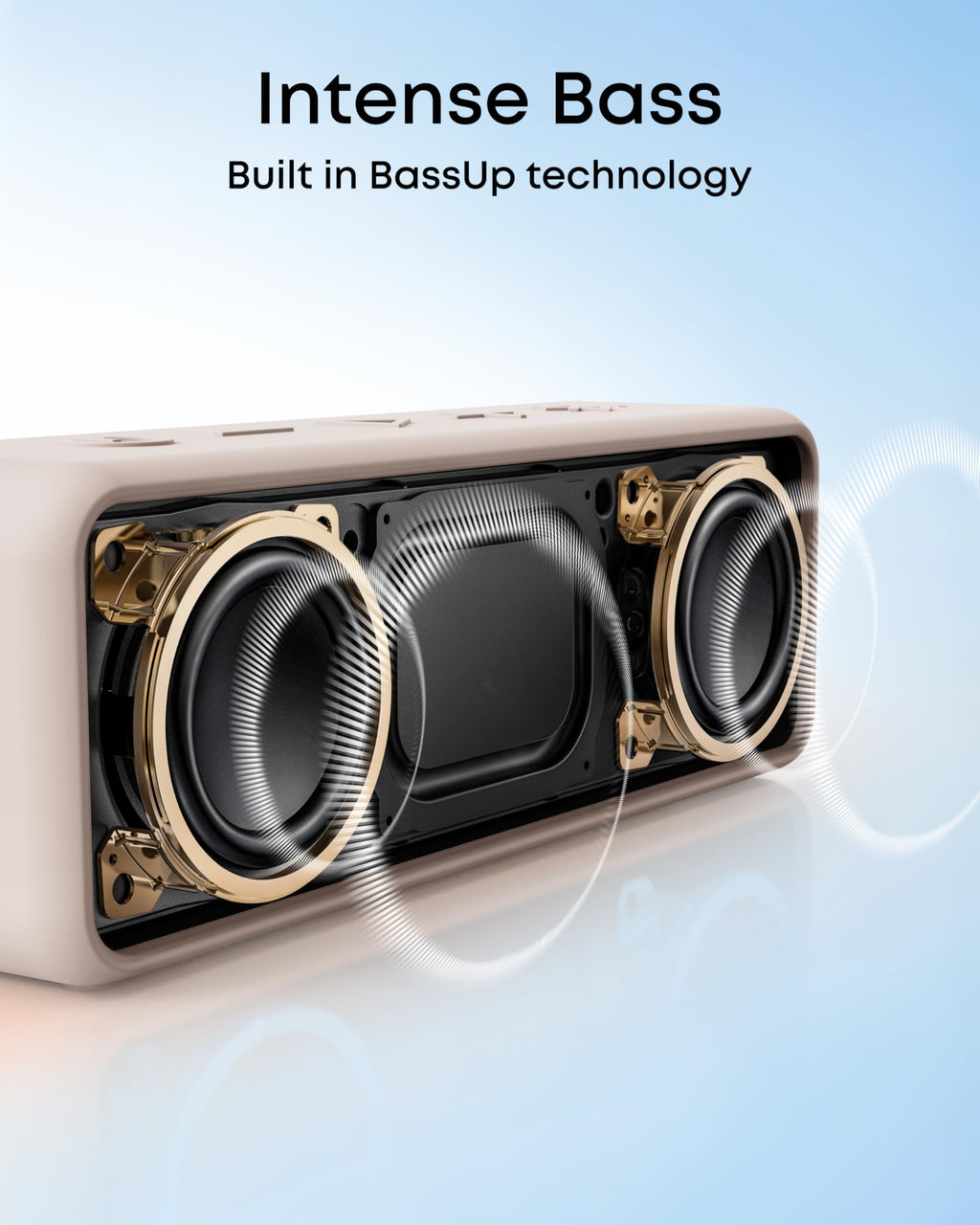 Anker Soundcore 2 - Altavoz Bluetooth portátil con sonido estéreo, Bluetooth 5, BassUp, impermeable IPX7, 24 horas de reproducción, emparejamiento estéreo inalámbrico, altavoz para el hogar, exterior