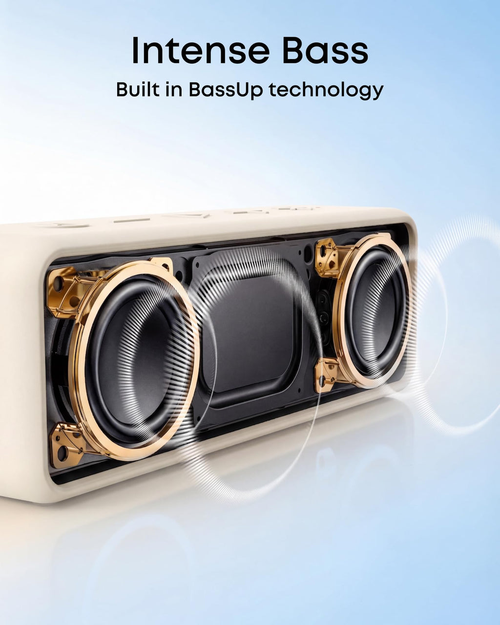 Anker Soundcore 2 - Altavoz Bluetooth portátil con sonido estéreo, Bluetooth 5, BassUp, impermeable IPX7, 24 horas de reproducción, emparejamiento estéreo inalámbrico, altavoz para el hogar, exterior