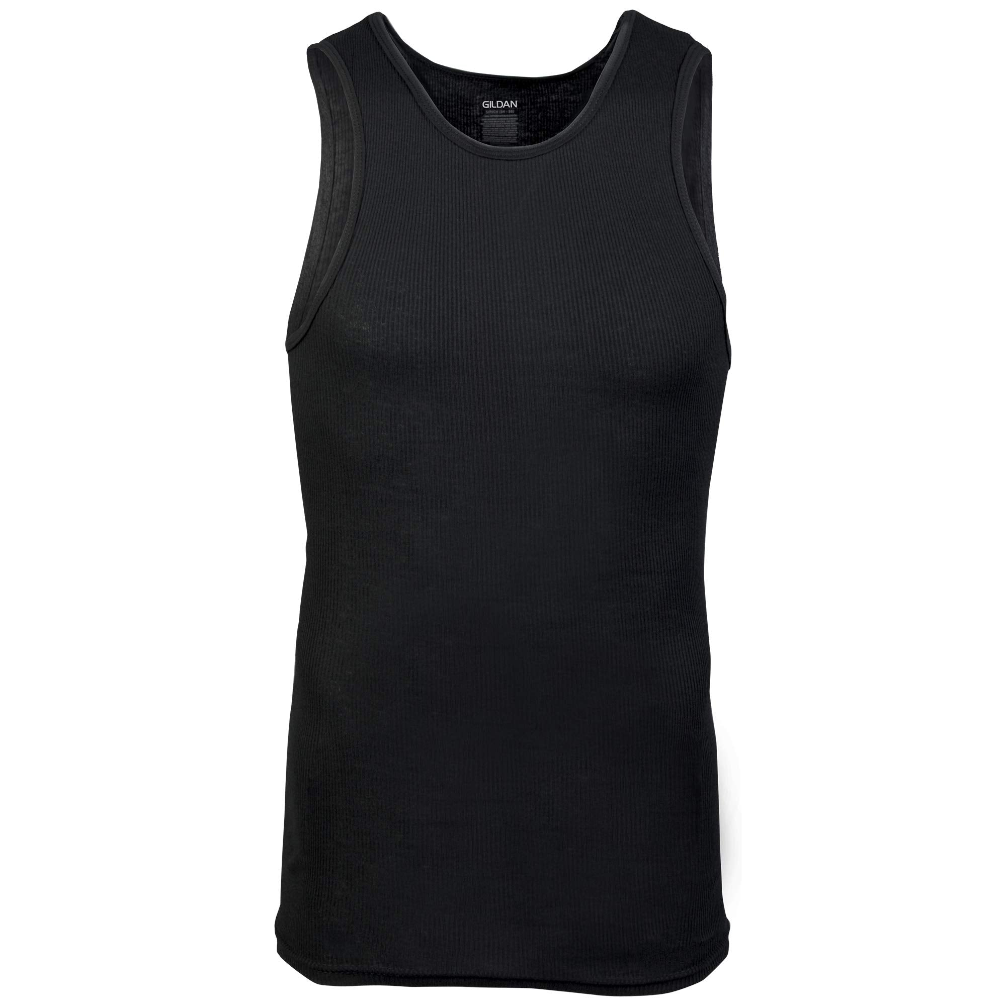 Gildan - Camisetas sin mangas para hombre, paquete múltiple