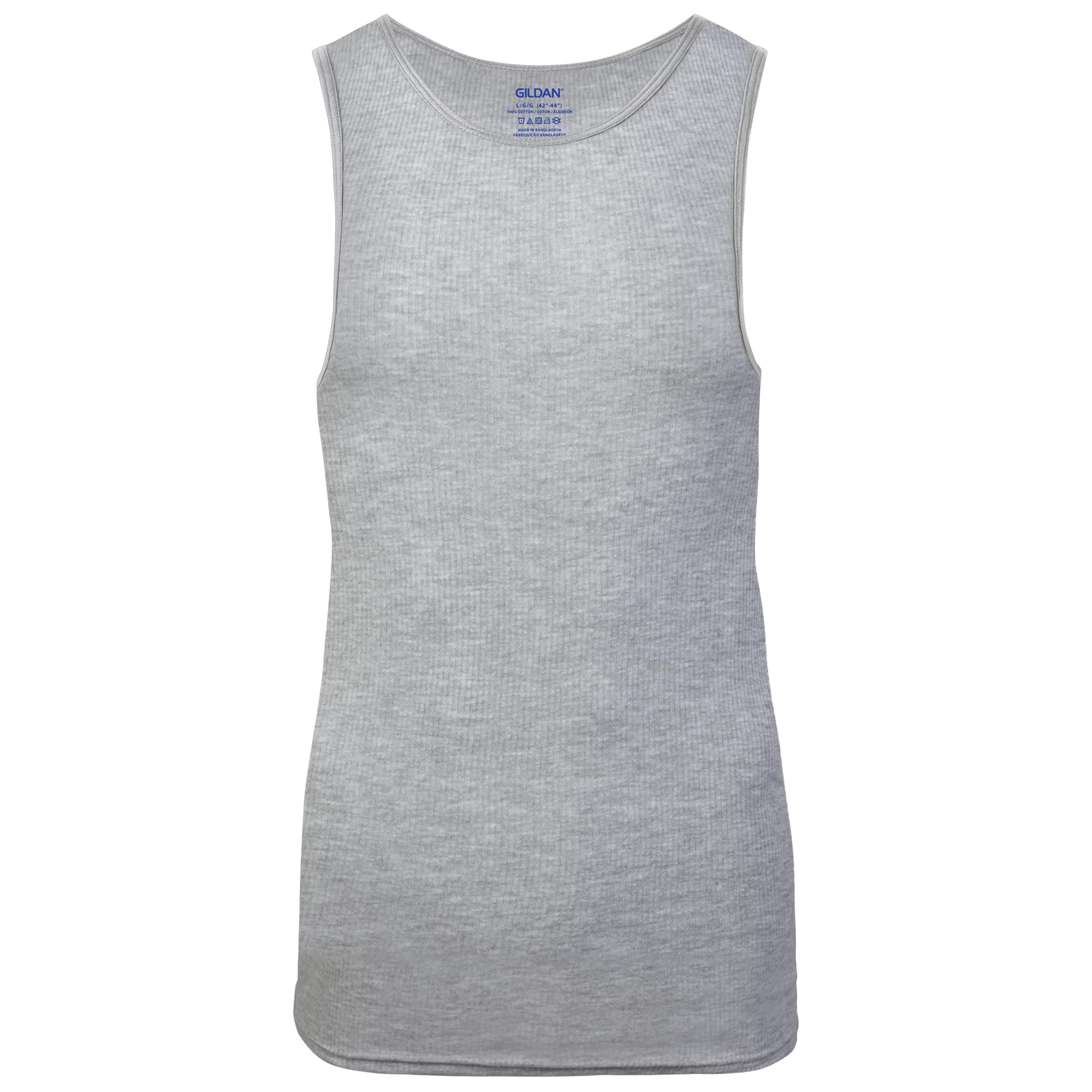 Gildan - Camisetas sin mangas para hombre, paquete múltiple