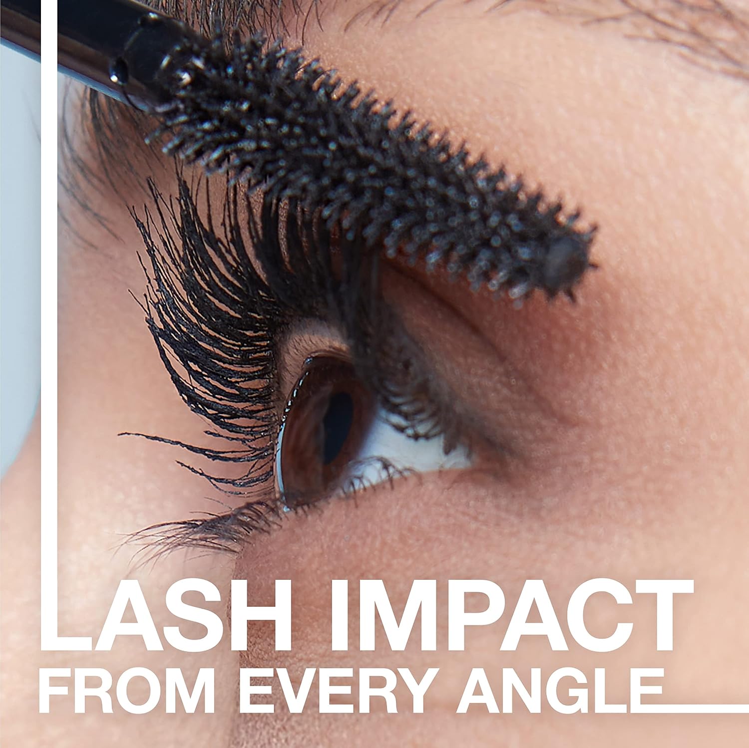 Maybelline Lash Sensational Sky High - Máscara de pestañas lavable, maquillaje, voluminizadora, alargadora, definidora, rizador, fórmula acumulable, negro más negro, 1 unidad