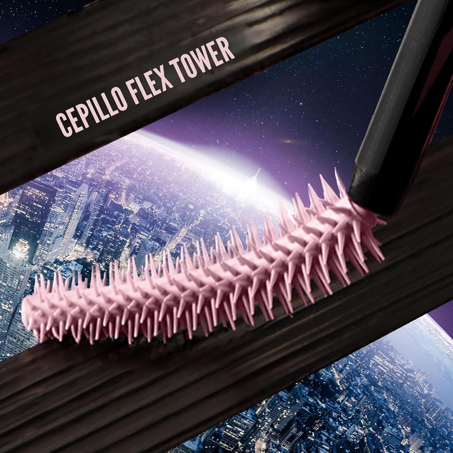 Maybelline Lash Sensational Sky High - Máscara de pestañas lavable, maquillaje, voluminizadora, alargadora, definidora, rizador, fórmula acumulable, negro más negro, 1 unidad