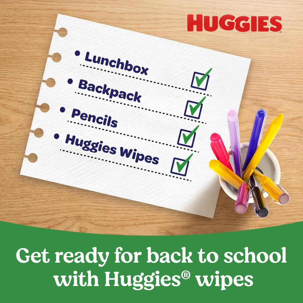 Huggies - Toallitas para bebés Natural Care Sensitive, sin perfume, hipoalergénicas, 99% de agua purificada, 12 paquetes abatibles (768 toallitas en total), el embalaje puede variar