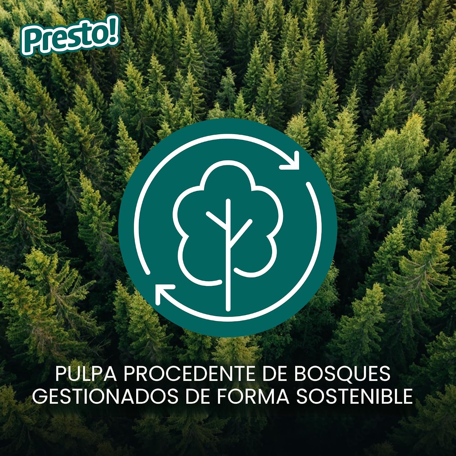Marca Amazon - Presto! Toallas de papel Flex-a-Size, rollo enorme de 158 hojas, 12 rollos (2 paquetes de 6), equivalente a 38 rollos regulares, blanco